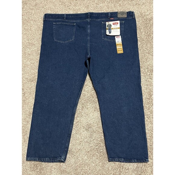 Wrangler Denim Relaxed Fit Jeans 9760WDR Blue 100% Cotton 60x30 Big & Tall - NWT - Picture 10 of 11
